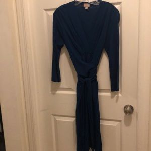 Banana Republic wrap dress navy blue XS
